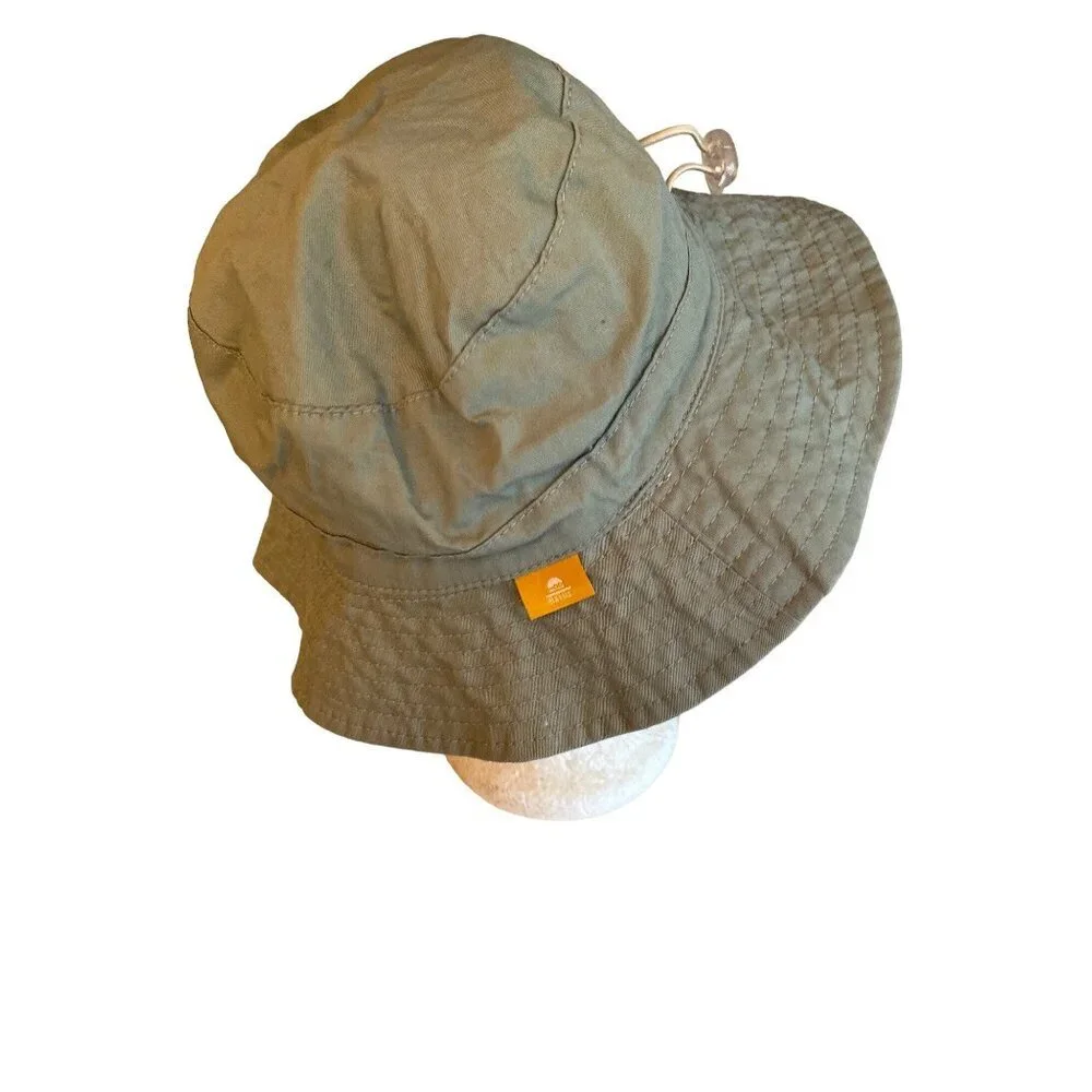 Hatiis Green baby Bucket hat Adjustable Strap Size‎ 6-12 mo.